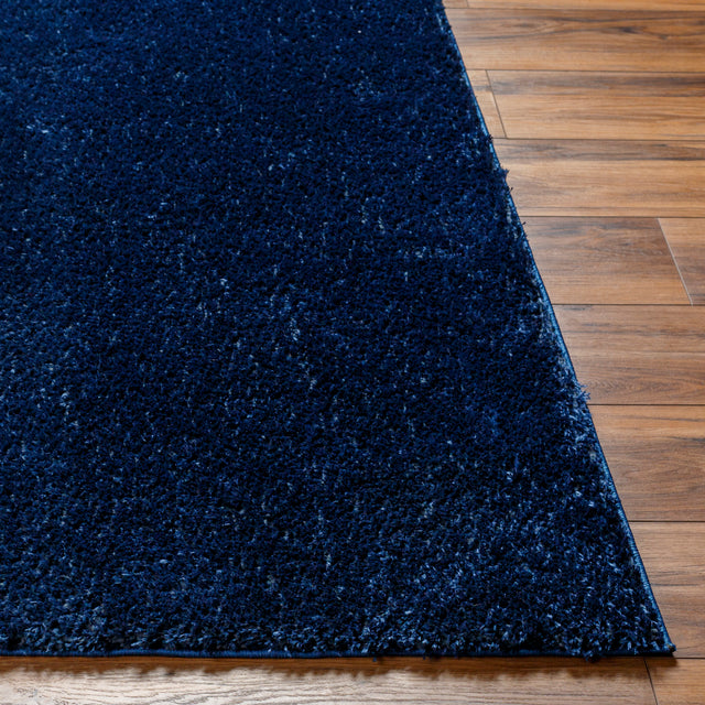 Surya Cloudy Shag Cdg-2326 Marine Blue, Midnight Blue Rug.