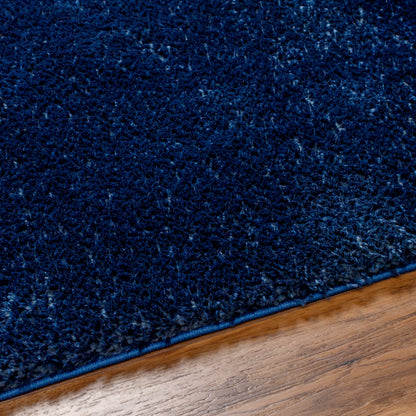 Surya Cloudy Shag Cdg-2326 Marine Blue, Midnight Blue Area Rug