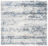 Safavieh Berber Shag 200 6'-7" x 6'-7" Rug in Ivory / Charcoal