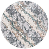 Safavieh Alenia 100 6'-7" x 6'-7" Rug in Grey / Blue