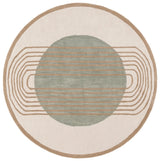 Safavieh Rodeo Drive 6'-0" x 6'-0" Rug in Ivory / Blue