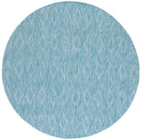Safavieh Courtyard 5'-3" x 5'-3" Rug in Aqua / Aqua