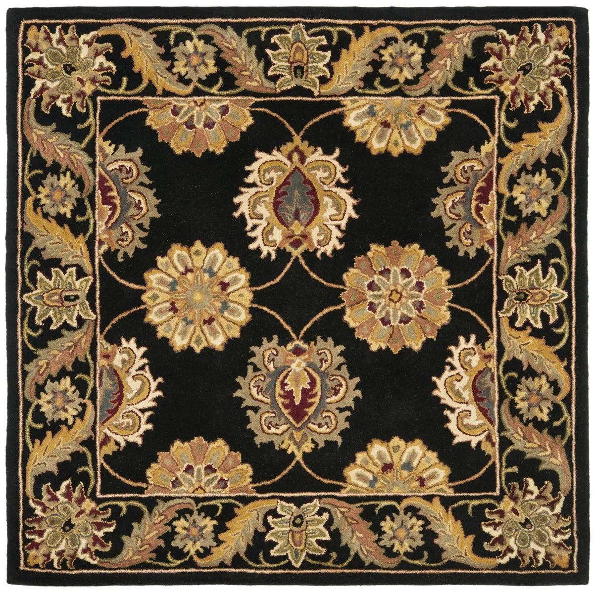 Safavieh Heritage 6'-0" x 6'-0" Rug in Black