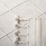 Safavieh Casablanca 4'-0" x 6'-0" Rug in Silver / Ivory