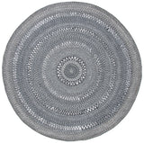 Safavieh Cape Cod 5'-0" x 5'-0" Rug in Charcoal