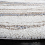 Safavieh Cyrus Shag 6'-7" x 6'-7" Rug in Ivory / Grey