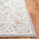 Safavieh Ebony 4'-0" x 6'-0" Rug in Ivory / Dark Grey