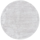 Safavieh Jasmine Shag 6'-7" x 6'-7" Rug in Light Grey / Ivory