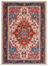 Safavieh Journey 4'-4" x 6'-0" Rug in Ivory / Red