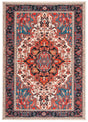 Safavieh Journey 4'-4" x 6'-0" Rug in Ivory / Red