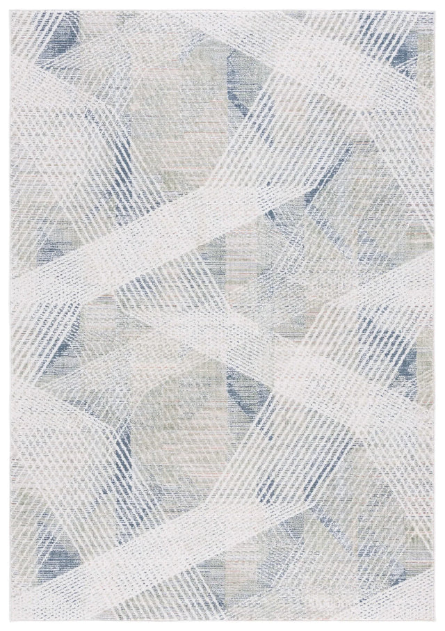 Safavieh Hunter 100 4'-0" x 6'-0" Rug in Dark Grey / Sage / Ivory