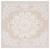 Safavieh Abstract 6'-0" x 6'-0" Rug in Ivory / Beige