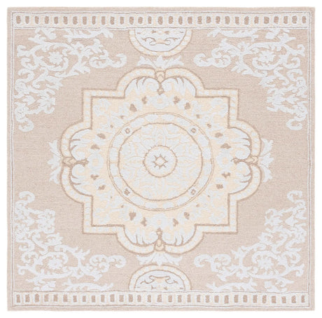 Safavieh Abstract 6'-0" x 6'-0" Rug in Ivory / Beige