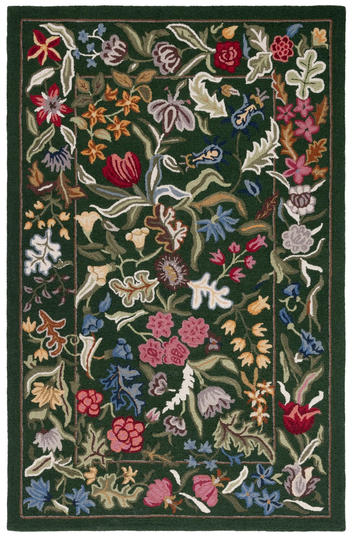Safavieh Chelsea 3'-9" x 5'-9" Rug in Green / Pink