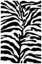 Safavieh Florida Shag 3'-3" x 5'-3" Rug in Ivory / Black