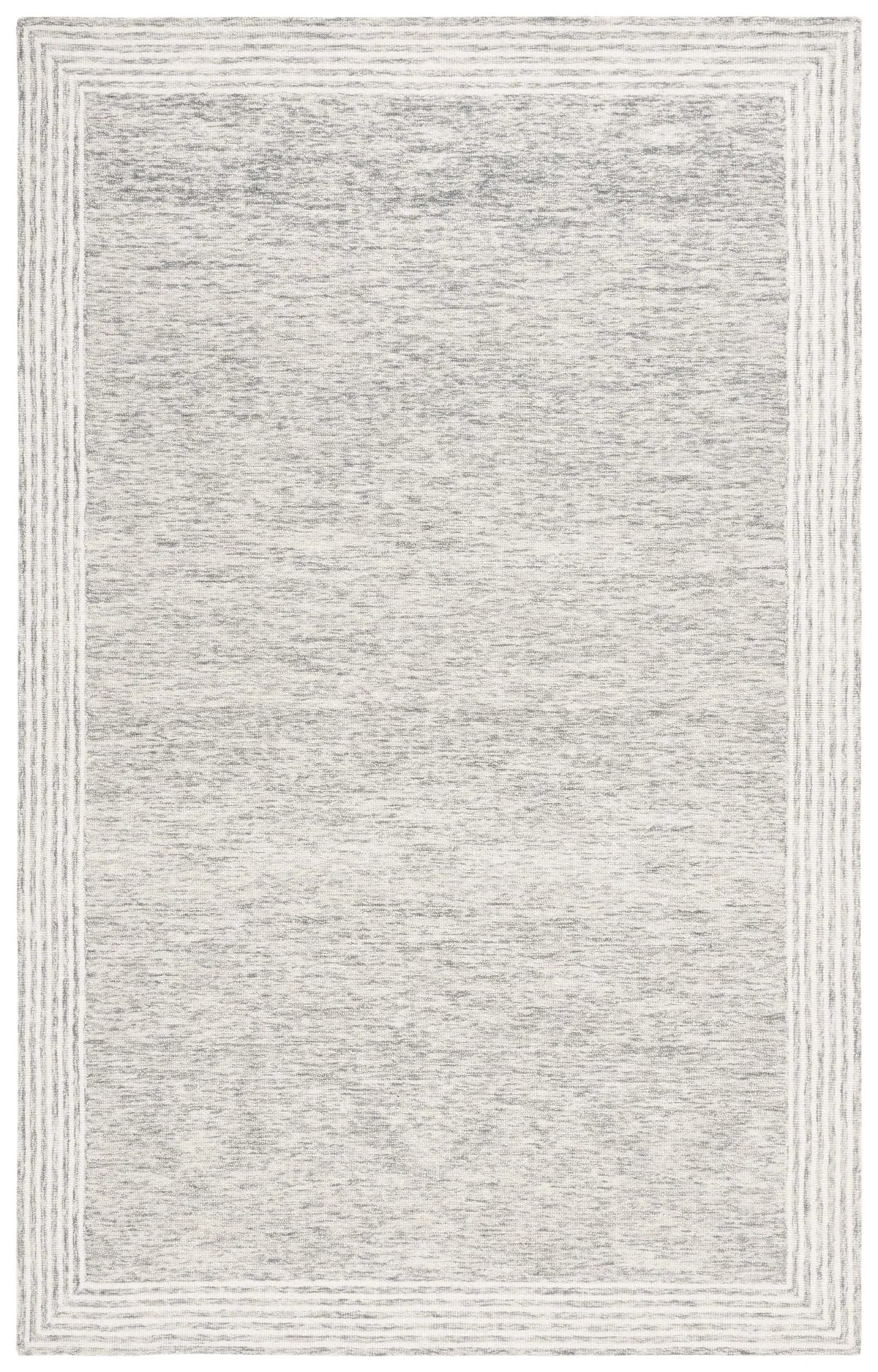 Safavieh Abstract 4'-0" x 6'-0" Rug in Grey / Ivory