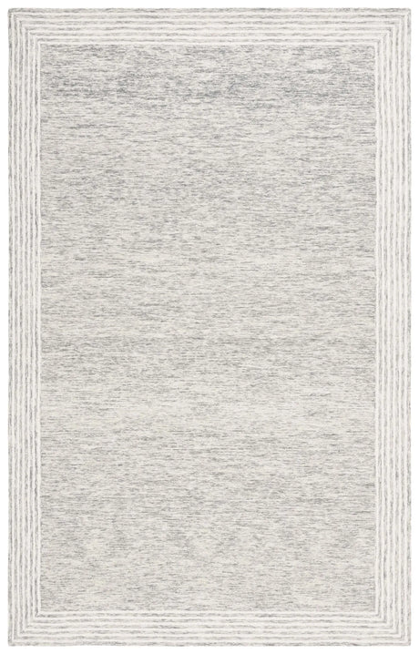 Safavieh Abstract 4'-0" x 6'-0" Rug in Grey / Ivory