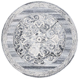 Safavieh Metro 6'-0" x 6'-0" Rug in Grey / Ivory