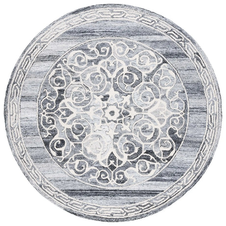 Safavieh Metro 6'-0" x 6'-0" Rug in Grey / Ivory