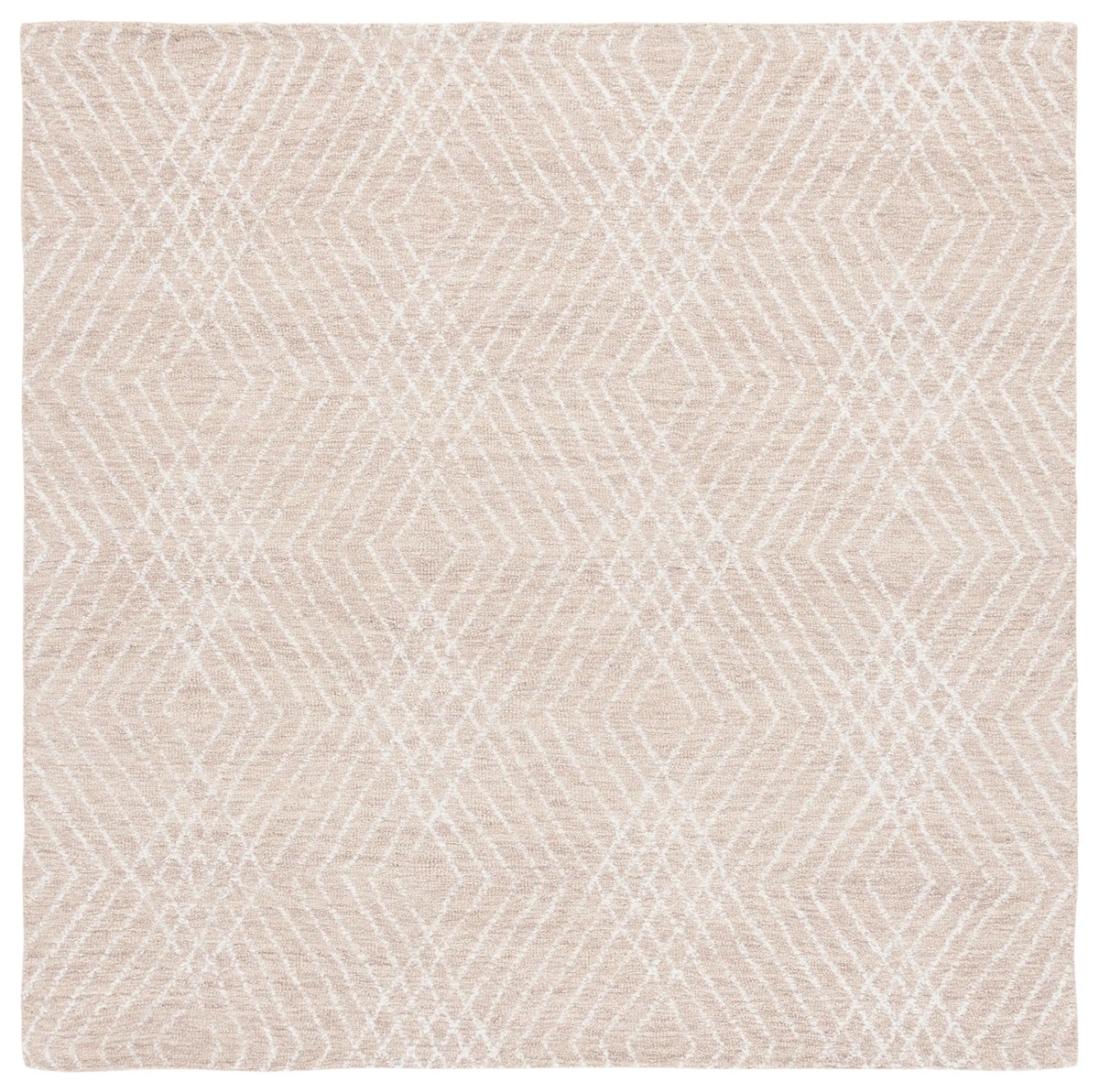 Safavieh Abstract 6'-0" x 6'-0" Rug in Beige / Ivory