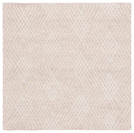 Safavieh Abstract 6'-0" x 6'-0" Rug in Beige / Ivory