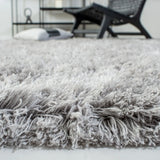 Safavieh Ocean Shag 8'-0" x 10'-0" Rug in Silver