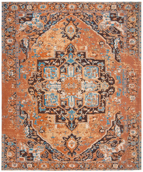 Safavieh Classic Vintage 10'-0" x 14'-0" Rug in Orange / Navy