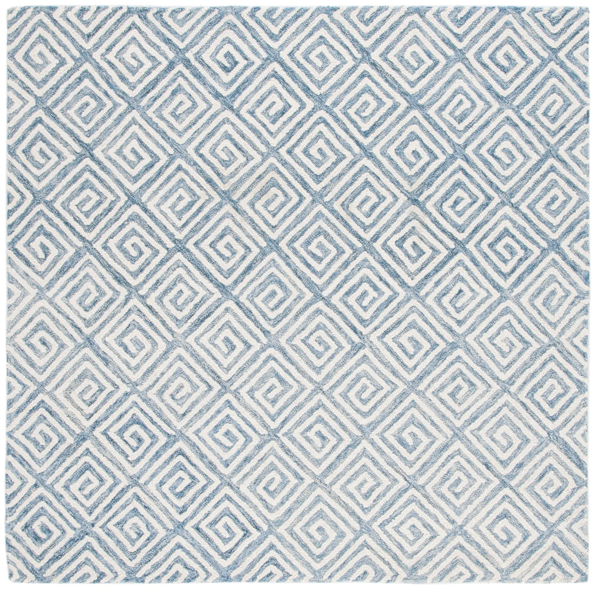 Safavieh Metro 6'-0" x 6'-0" Rug in Light Blue / Ivory