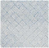 Safavieh Metro 6'-0" x 6'-0" Rug in Light Blue / Ivory