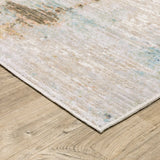Oriental Weavers Sphinx Cavett CAV03 Blue Rugs - corner detail