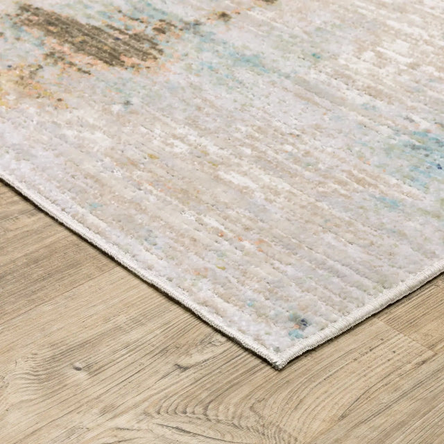 Oriental Weavers Sphinx Cavett CAV03 Blue Rugs - corner detail