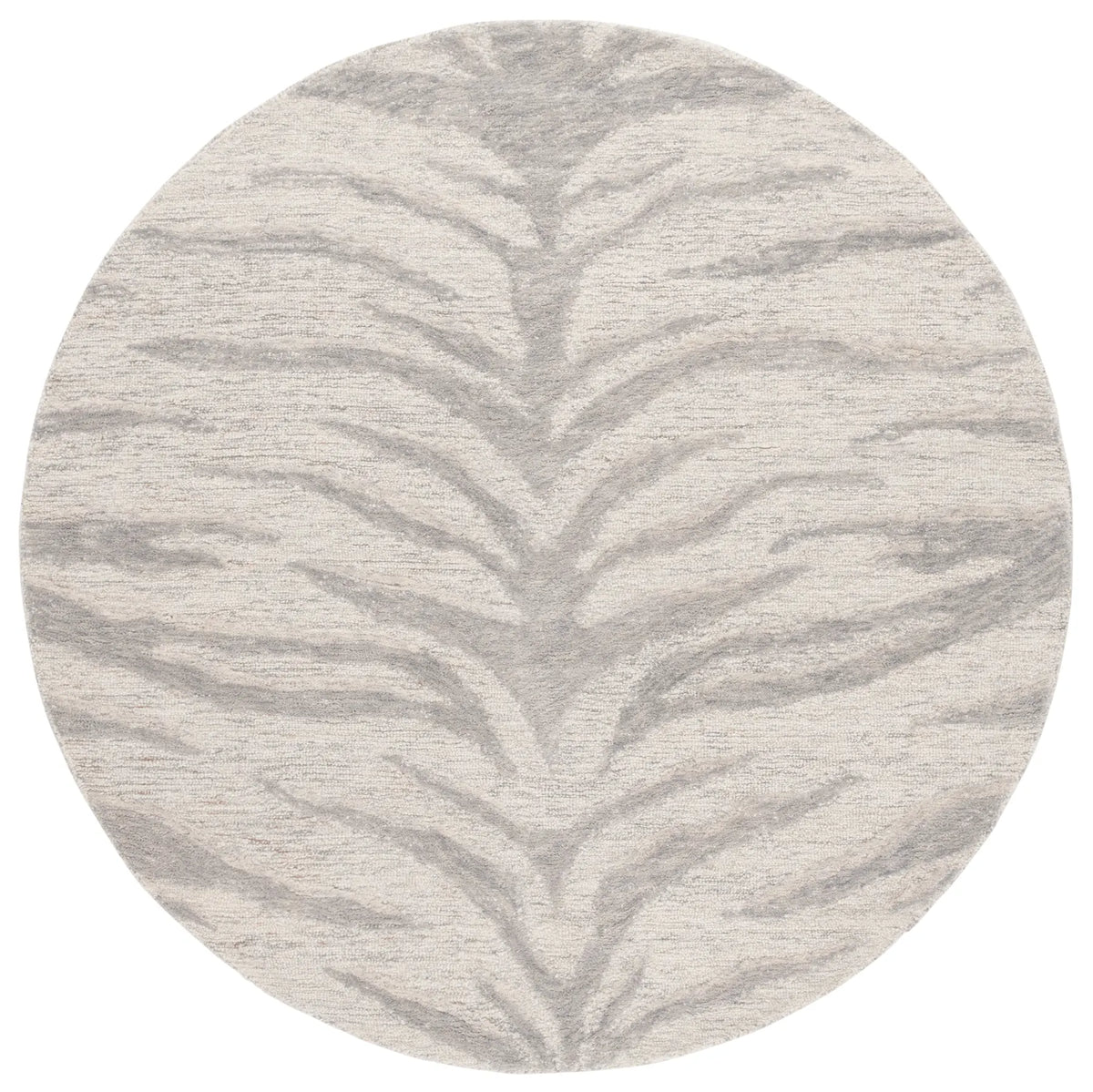 Safavieh Ebony 6'-0" x 6'-0" Rug in Grey / Ivory