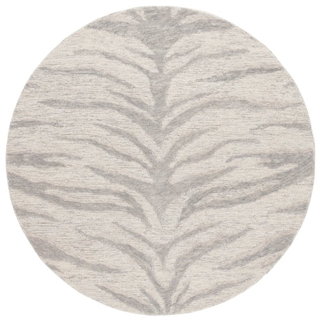 Safavieh Ebony 6'-0" x 6'-0" Rug in Grey / Ivory