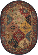 Safavieh Heritage 4'-6" x 6'-6" Rug in Red / Multi