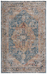Safavieh Silverado 4'-0" x 6'-0" Rug in Blue / Rust