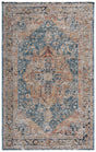 Safavieh Silverado 4'-0" x 6'-0" Rug in Blue / Rust