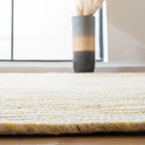 Safavieh Braided 5'-0" x 7'-0" Rug in Gold / Ivory