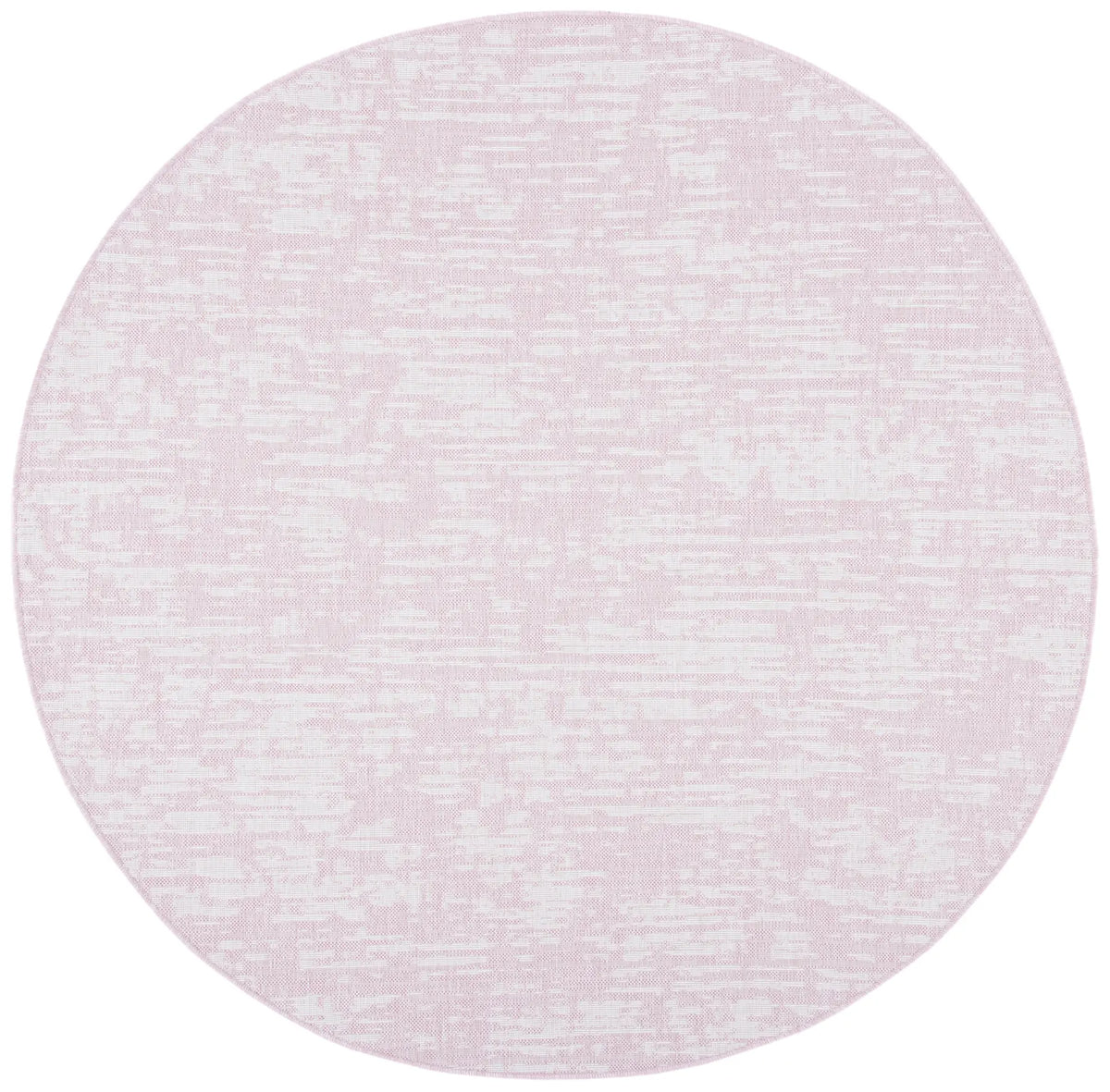 Safavieh Courtyard 6'-7" x 6'-7" Rug in Pink / Ivory