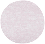 Safavieh Courtyard 6'-7" x 6'-7" Rug in Pink / Ivory