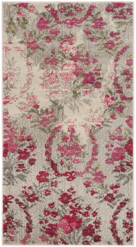 Safavieh Monaco 2'-2" x 4'-0" Rug in Ivory / Pink