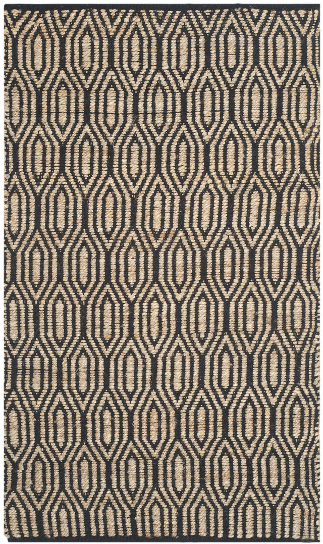 Safavieh Cape Cod 3'-0" x 5'-0" Rug in Black / Natural