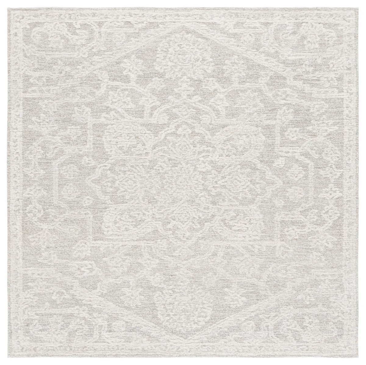 Safavieh Ebony 6'-0" x 6'-0" Rug in Ivory / Grey
