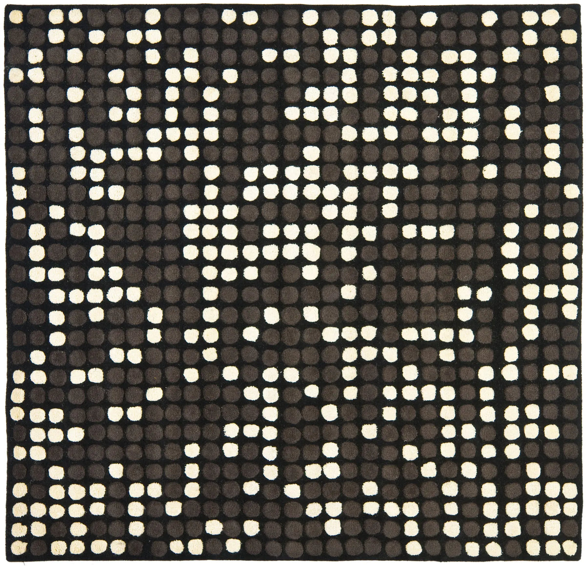 Safavieh Soho 6'-0" x 6'-0" Rug in Black / White