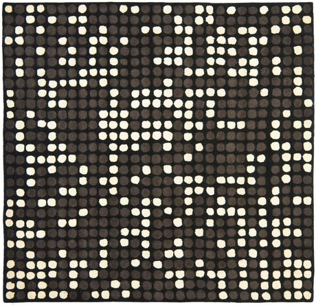 Safavieh Soho 6'-0" x 6'-0" Rug in Black / White