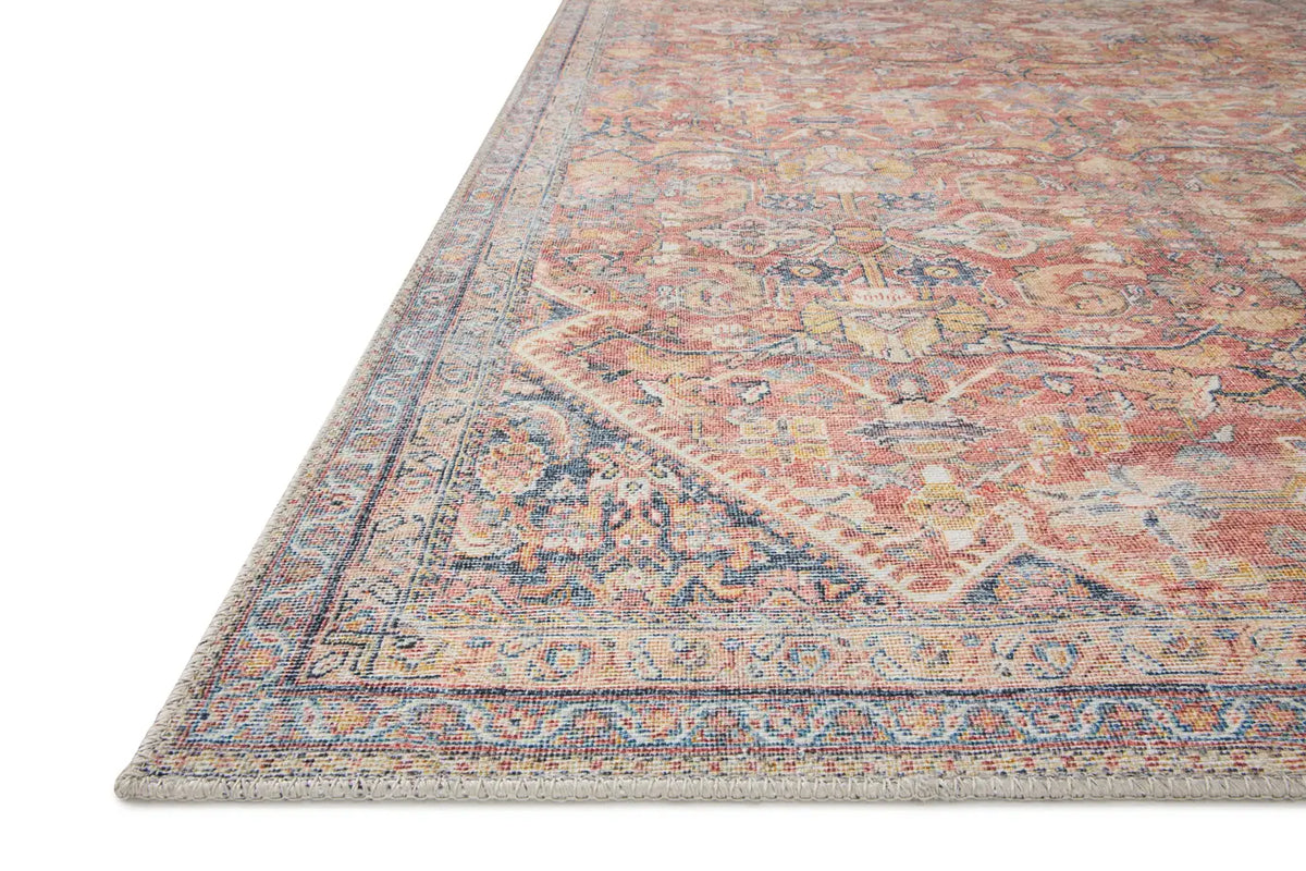 Loloi Adrian Adr-02 Rust/Denim Rug - rug corner
