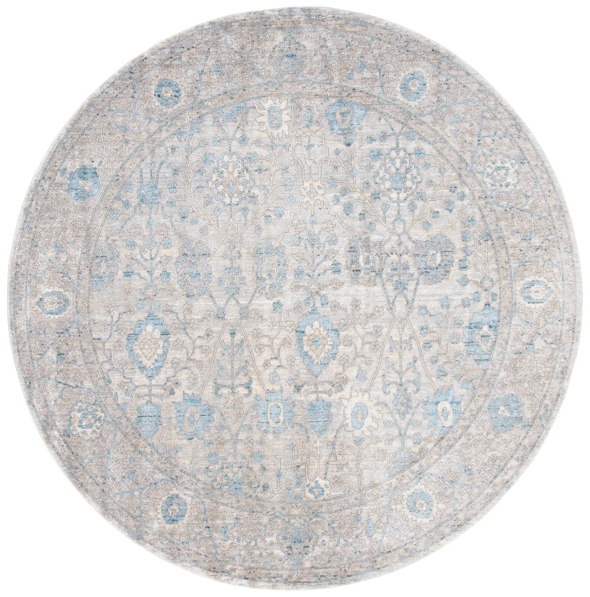 Safavieh Dream 6'-7" x 6'-7" Rug in Grey / Blue