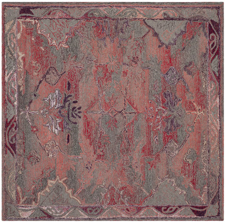 Safavieh Vintage Oushak 6'-0" x 6'-0" Rug in Red
