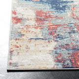 Safavieh Jasper 100 4'-0" x 6'-0" Rug in Grey / Red