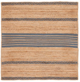 Safavieh Natural Fiber 6'-0" x 6'-0" Rug in Natural / Grey