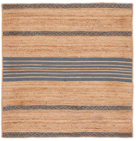 Safavieh Natural Fiber 6'-0" x 6'-0" Rug in Natural / Grey